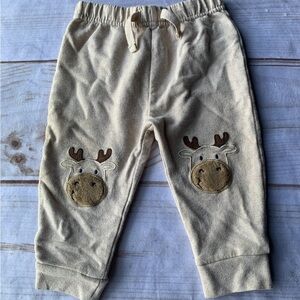 Garanimals Beige Moose Sweatpants Size 12M